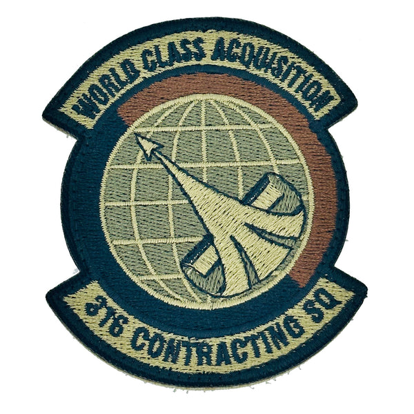 316th Contracting Squadron Patch - USAF OCP