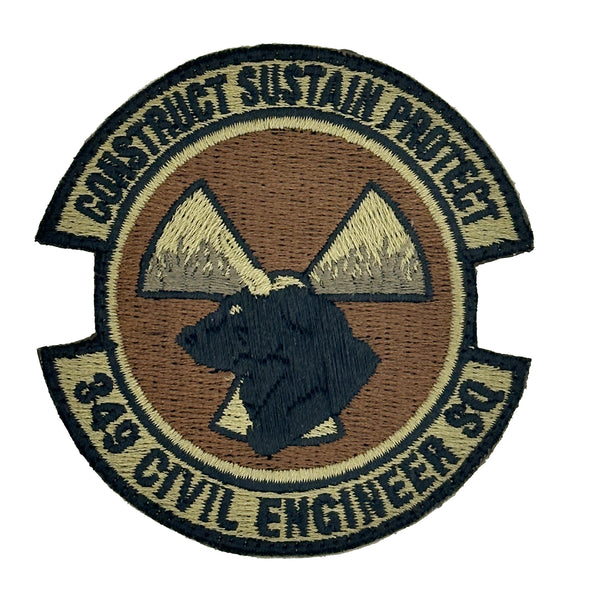 349th Civil Engineer Squadron Patch - USAF OCP