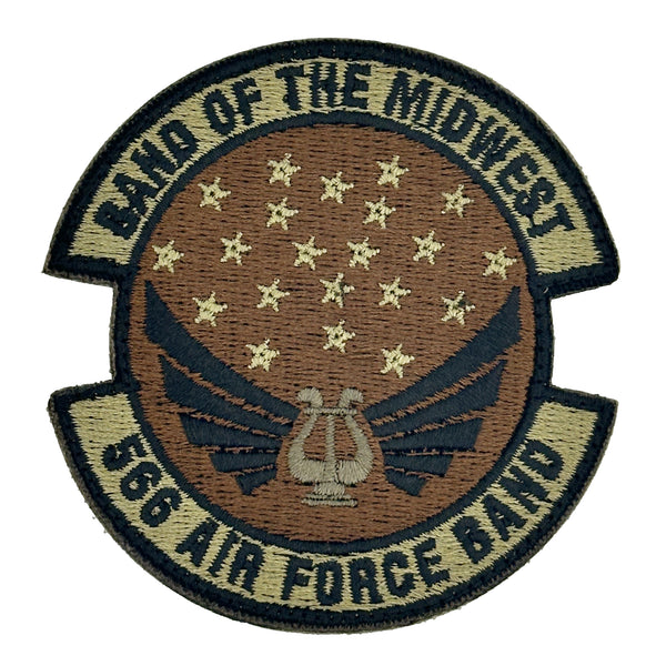 566th Air Force Band Patch - USAF OCP