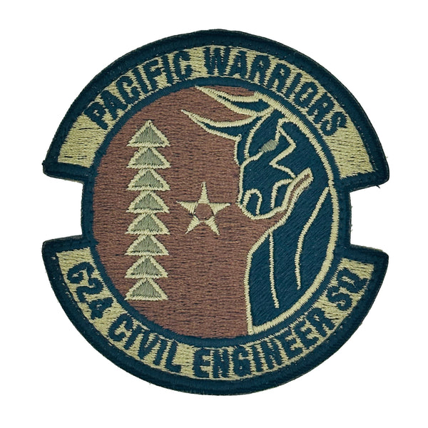 624th Civil Engineer Squadron Patch - USAF OCP
