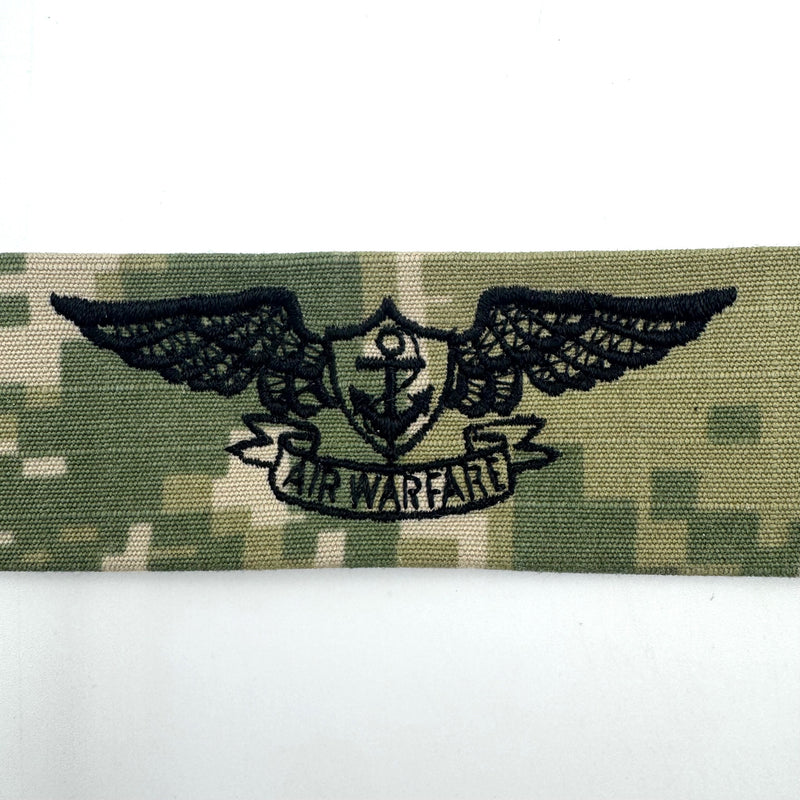 US Navy - NWU Type III Embroidered Badge - Sew On - Aviation Warfare