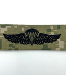 US Navy - NWU Type III Embroidered Badge - Sew On - Parachutist