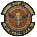 122nd Civil Engineer Squadron Patch - USAF OCP
