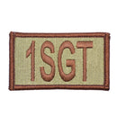 Duty Identifiers - 1SGT