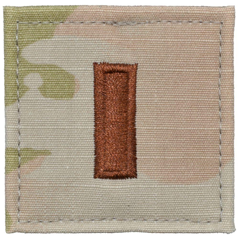 Air Force Rank w/ Hook Fastener Backing - 3-Color OCP