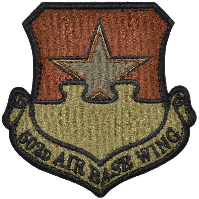 Tactical Gear Junkie Insignia 502nd Air Base Wing Patch - USAF OCP/Scorpion