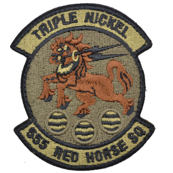 555th Red Horse Squadron Patch - USAF OCP