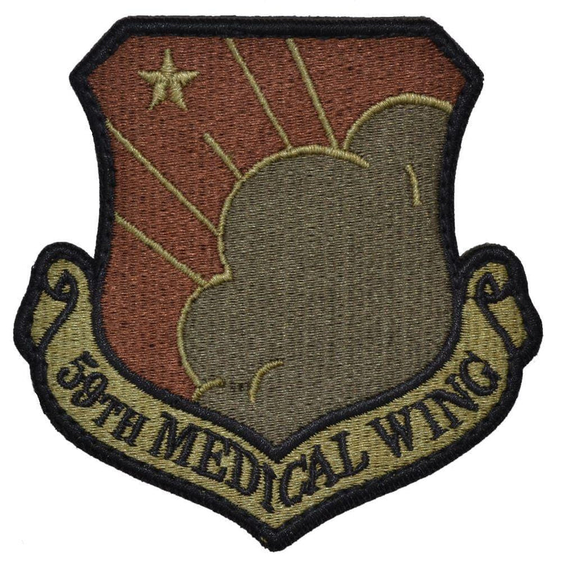MEDIC military embroidered patch green/brown with velcro