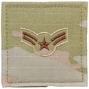 Air Force Rank w/ Hook Fastener Backing - 3-Color OCP