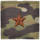 Air Force Rank w/ Hook Fastener Backing - 3-Color OCP