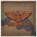 Air Force Rank w/ Hook Fastener Backing - 3-Color OCP