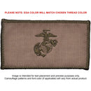 USMC Plate Carrier Flak Patch - Eagle Globe and Anchor Graphic (Open Globe)