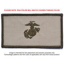 USMC Plate Carrier Flak Patch - Eagle Globe and Anchor Graphic (Filled Globe)