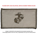 USMC Plate Carrier Flak Patch - Eagle Globe and Anchor Graphic (Open Globe)