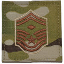 Air Force Rank w/ Hook Fastener Backing - 3-Color OCP