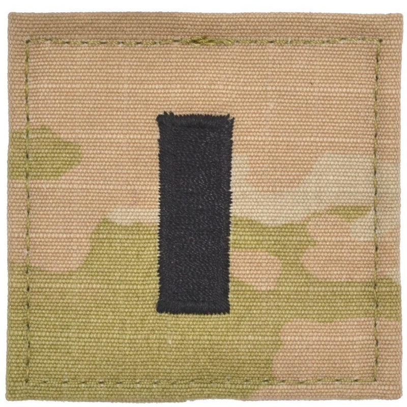 Army Rank w/ Hook Fastener Backing - 3-Color OCP
