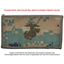 USMC Plate Carrier Flak Patch - Eagle Globe and Anchor Graphic (Filled Globe)