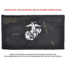 USMC Plate Carrier Flak Patch - Eagle Globe and Anchor Graphic (Open Globe)