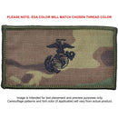 USMC Plate Carrier Flak Patch - Eagle Globe and Anchor Graphic (Open Globe)