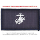 USMC Plate Carrier Flak Patch - Eagle Globe and Anchor Graphic (Filled Globe)