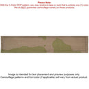 Single Custom Air Force Name Tape w/ Hook Fastener Backing - OCP/Scorpion