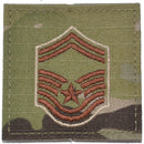 Air Force Rank w/ Hook Fastener Backing - 3-Color OCP