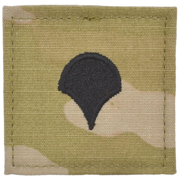 Army Rank w/ Hook Fastener Backing - Specialist - 3-Color OCP