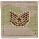 Air Force Rank w/ Hook Fastener Backing - 3-Color OCP